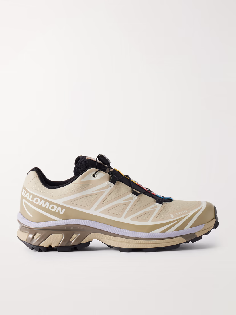 SALOMON XT-6 GTX TPU-trimmed mesh sneakers