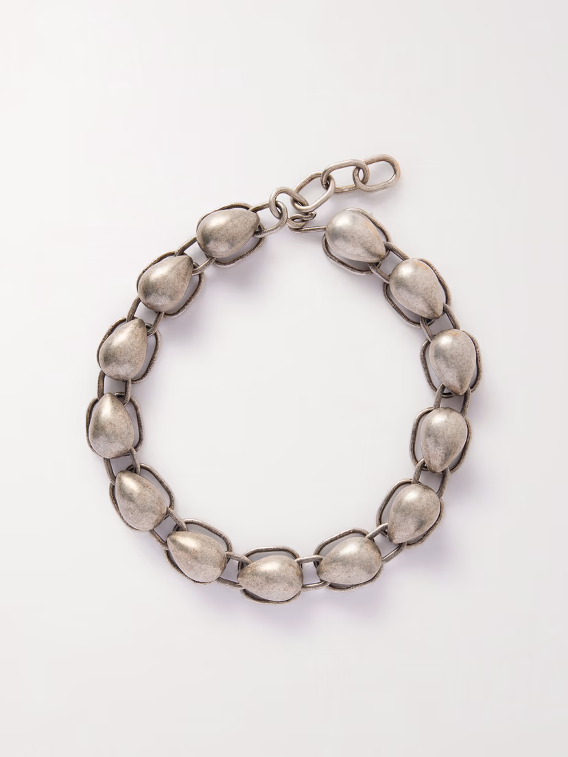 KHAITE Silver-tone necklace