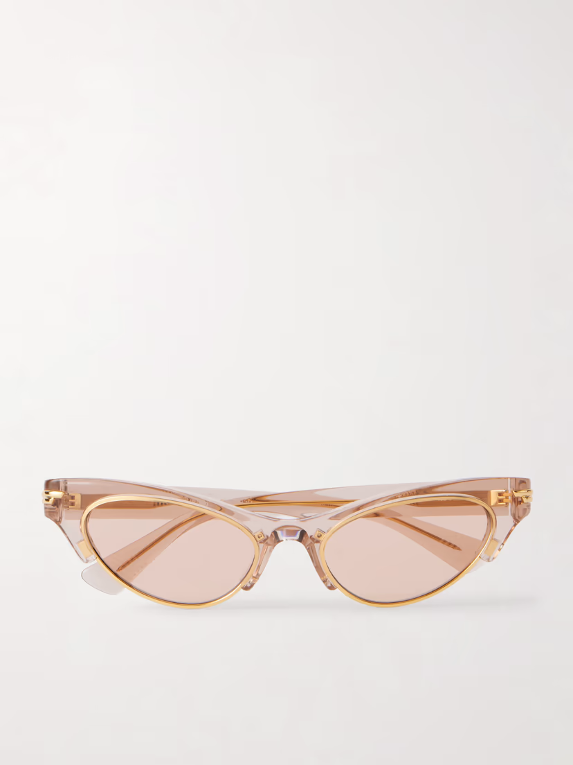 BOTTEGA VENETA EYEWEAR Cat-eye acetate sunglasses