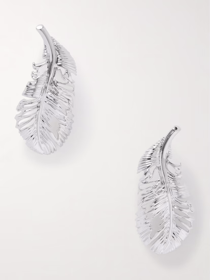 OSCAR DE LA RENTA Silver-tone earrings