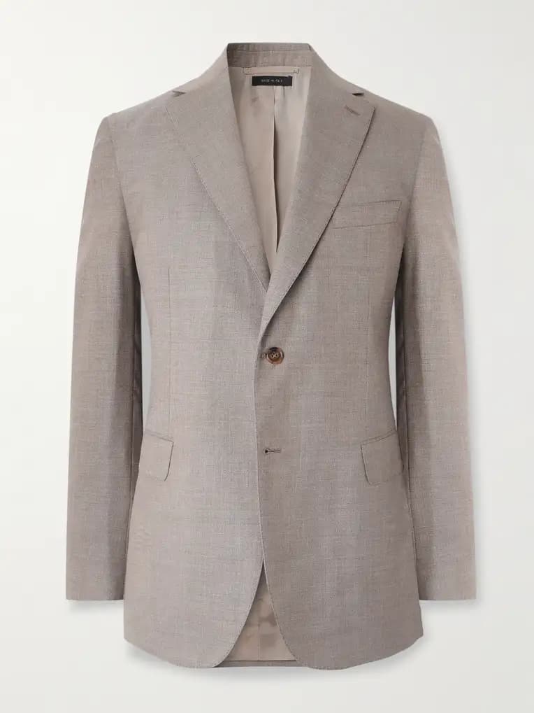 BRIONI Trevi Slim-Fit Textured-Wool Suit Jacket