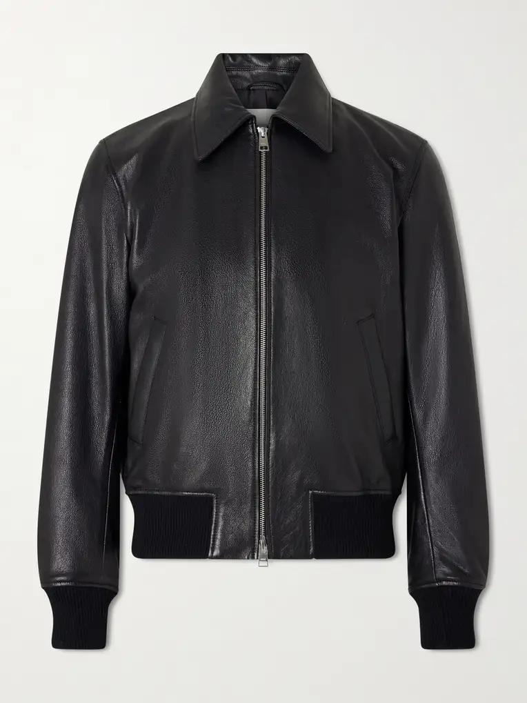 AMI PARIS Leather Jacket