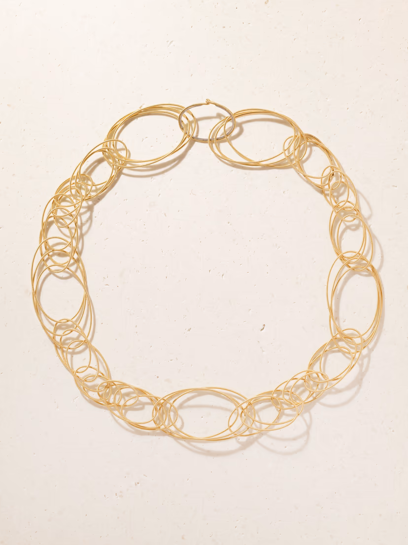 BUCCELLATI Hawaii 18-karat gold necklace
