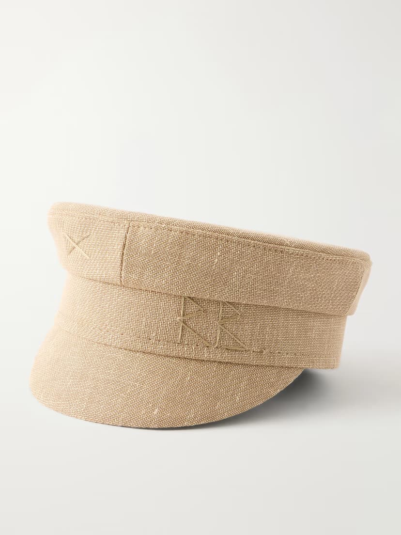RUSLAN BAGINSKIY Baker Boy embroidered woven cap