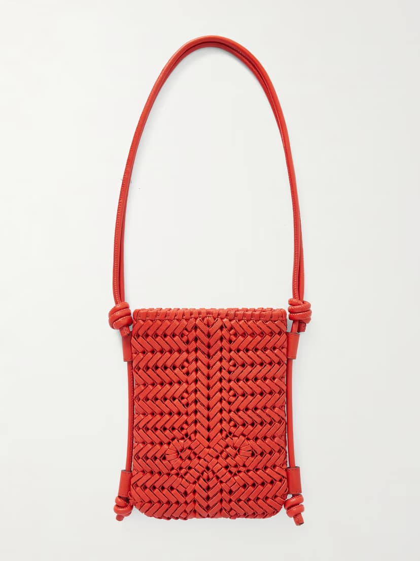 ANYA HINDMARCH Neeson woven leather shoulder bag