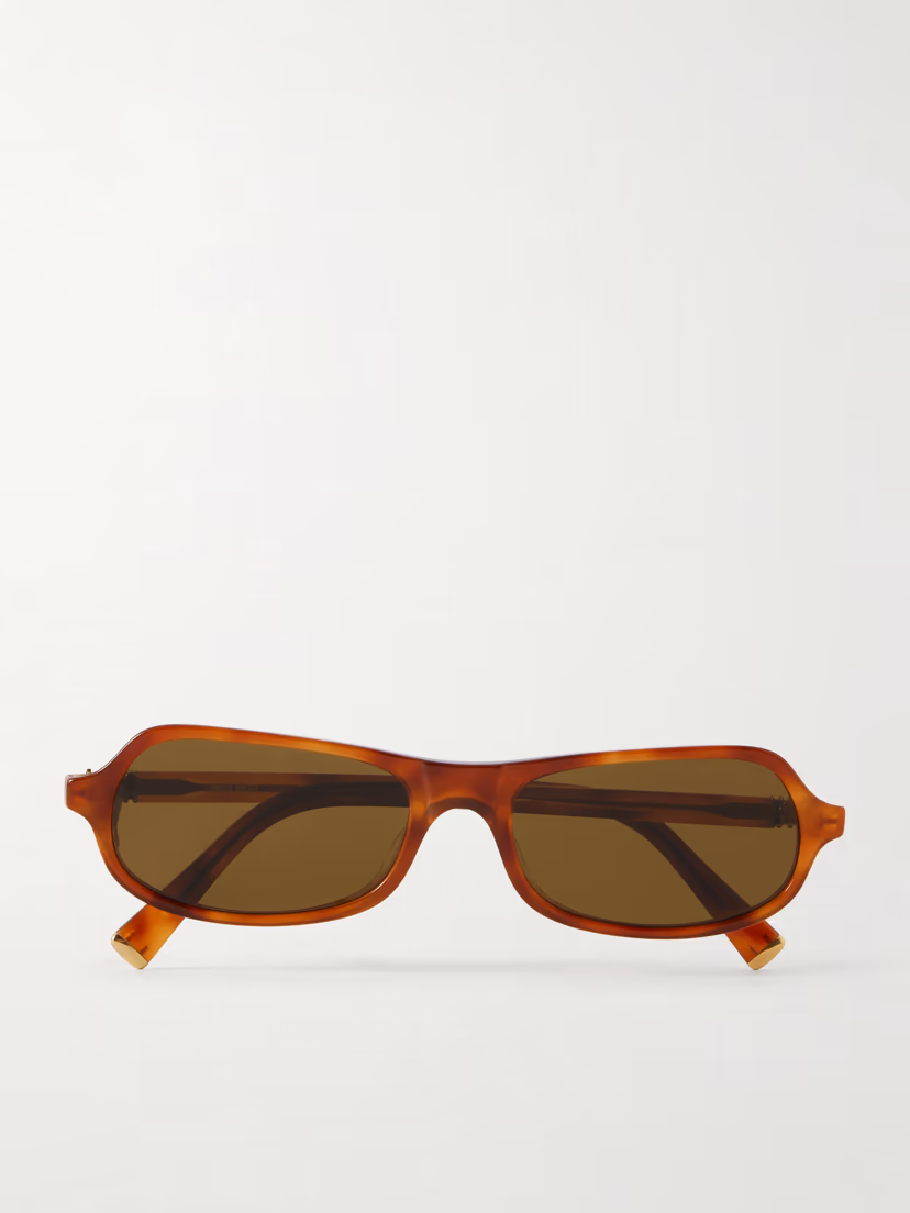 MIU MIU Round-frame acetate sunglasses