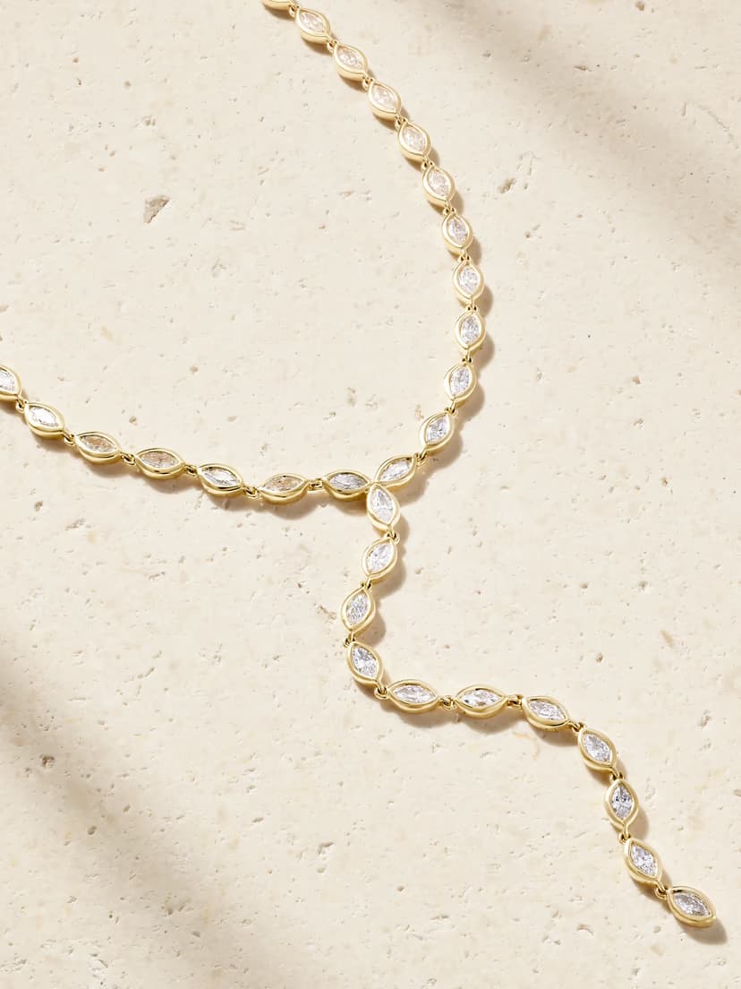 ANITA KO 18-karat gold diamond necklace
