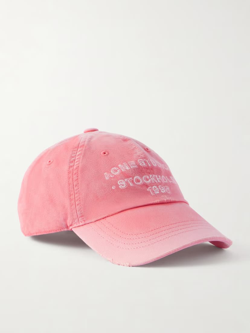 ACNE STUDIOS Cuddy Sunkissed logo-print cotton-twill cap