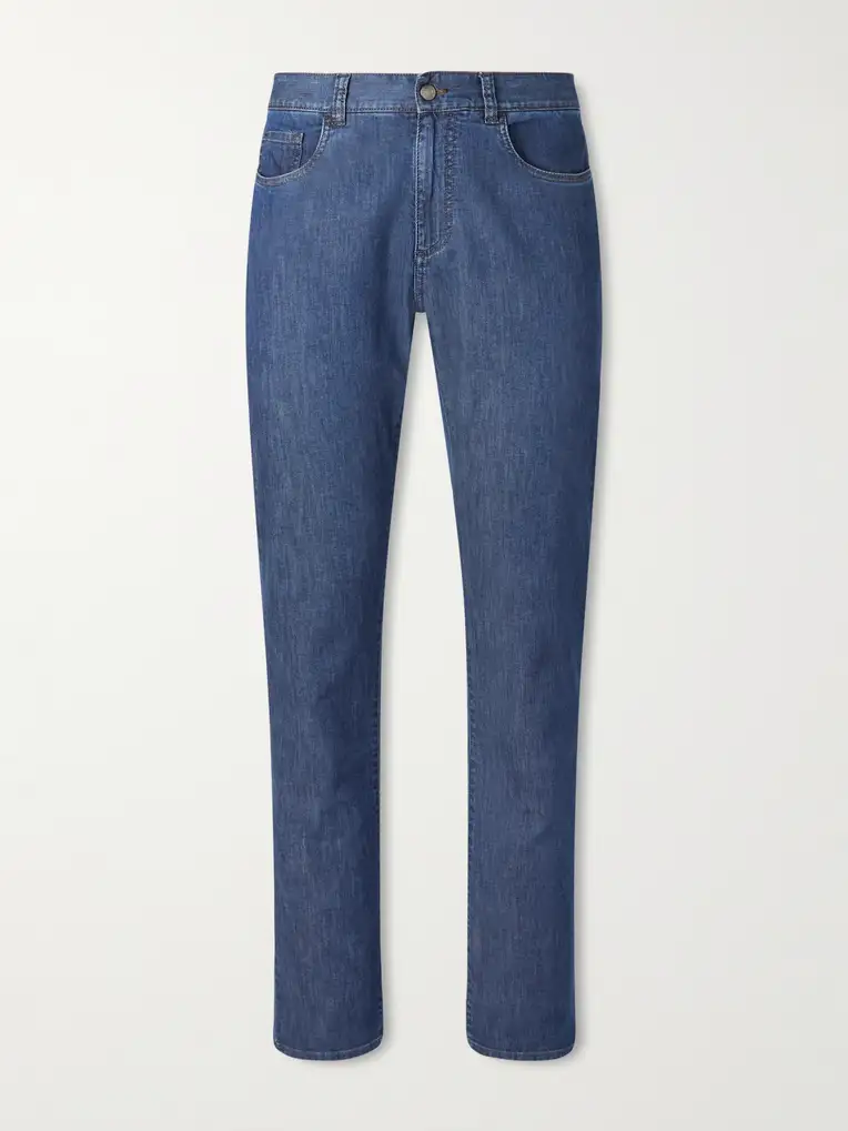 CANALI Slim-Fit Straight-Leg Jeans