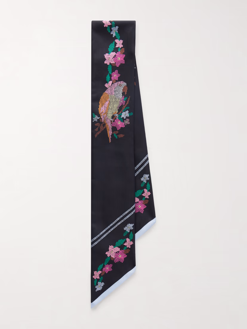 CHLOÉ Printed silk scarf