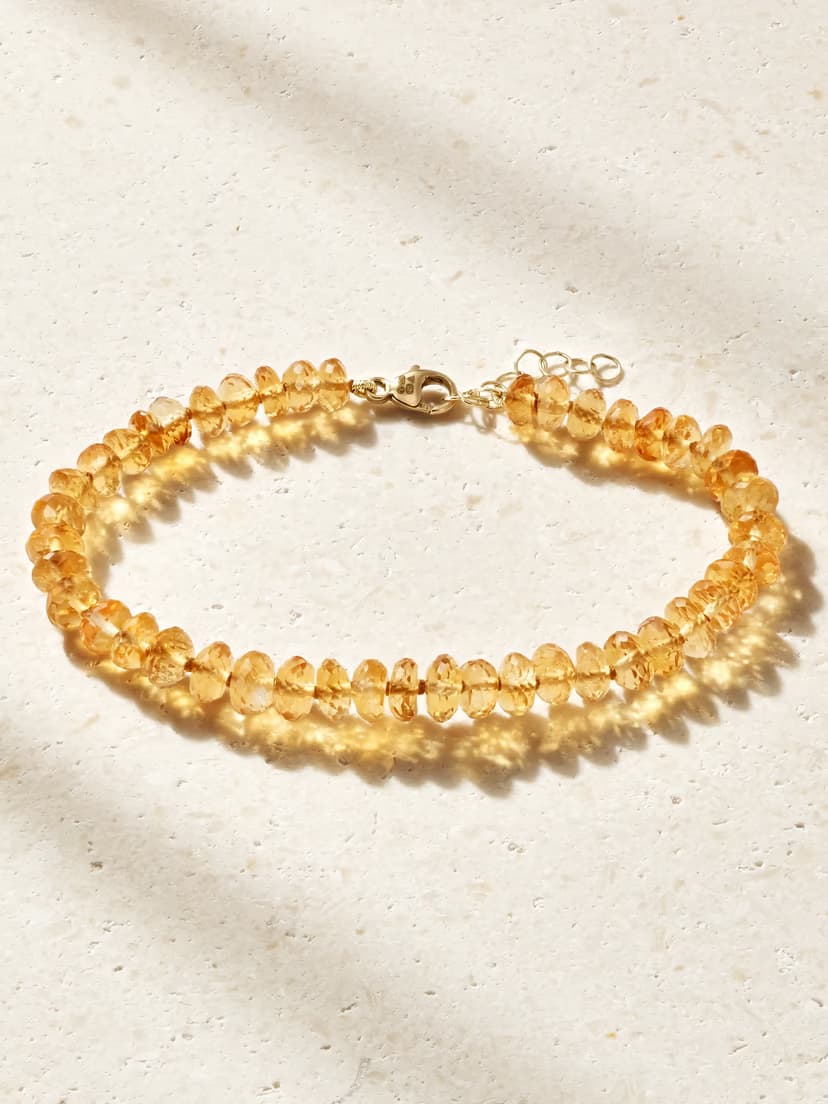 JIA JIA Oracle 14-karat gold citrine bracelet