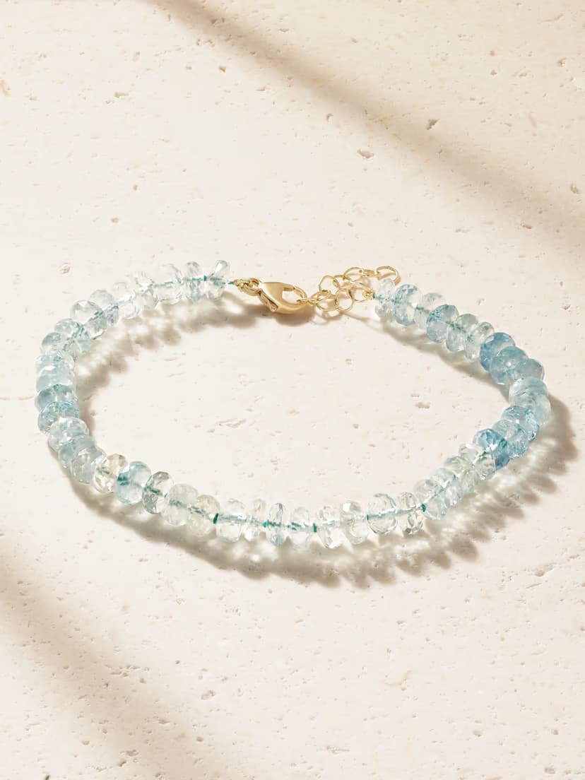 JIA JIA Oracle 14-karat gold aquamarine bracelet
