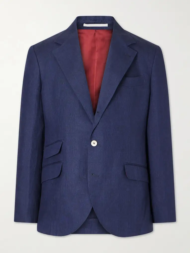 BRUNELLO CUCINELLI Linen Suit Jacket