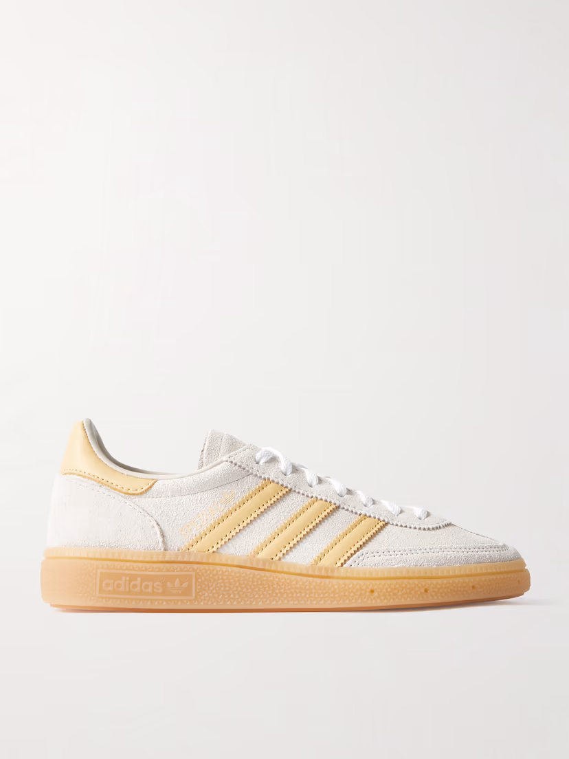 ADIDAS ORIGINALS Handball Spezial leather-trimmed suede sneakers