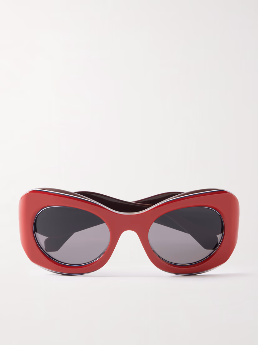 LOEWE EYEWEAR + Paula's Ibiza D-frame acetate sunglasses