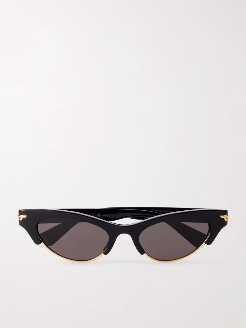 BOTTEGA VENETA EYEWEAR Cat-eye acetate sunglasses