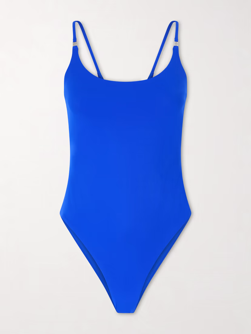 TORY BURCH Logo-embellished swimsuit