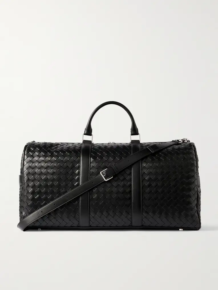 BOTTEGA VENETA Intrecciato Leather Duffle Bag