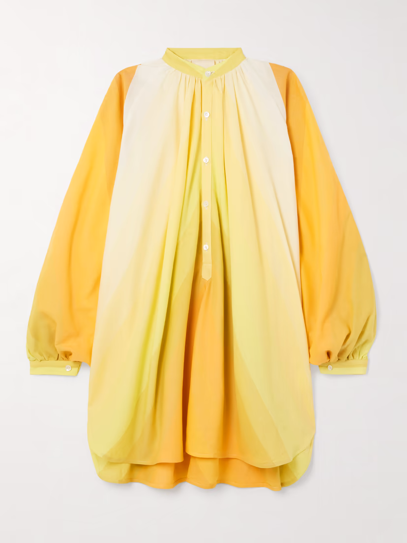 MARRAKSHI LIFE Touareg oversized cotton mini dress