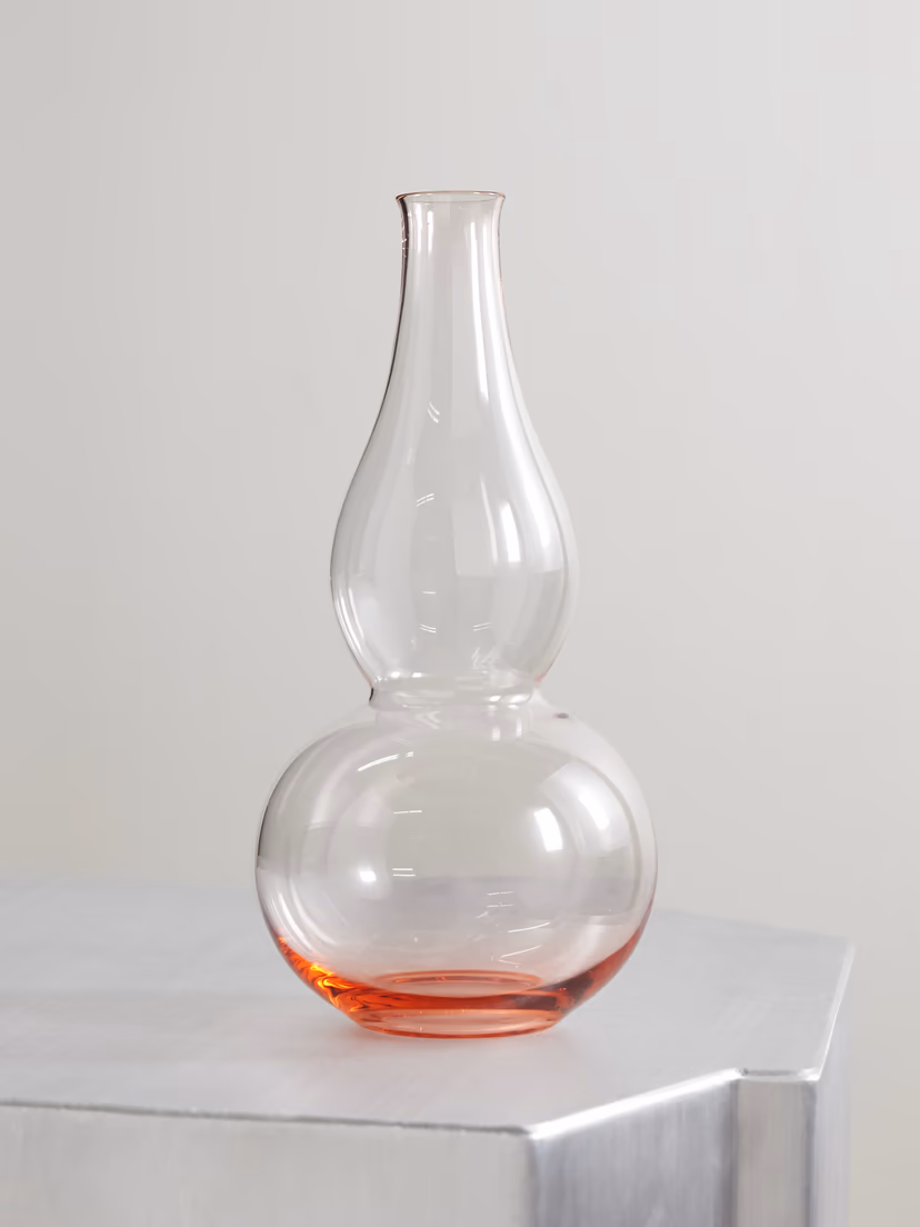 LOBMEYR Flower crystal glass vase