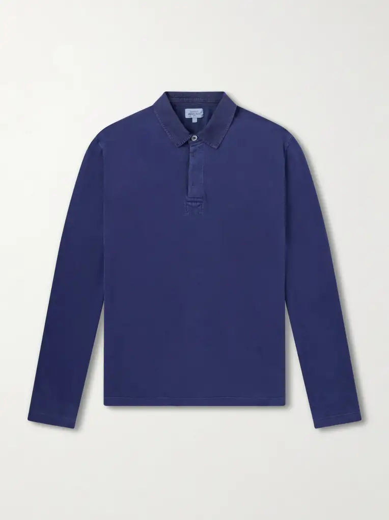 HARTFORD Cotton-Fleece Rugby Shirt