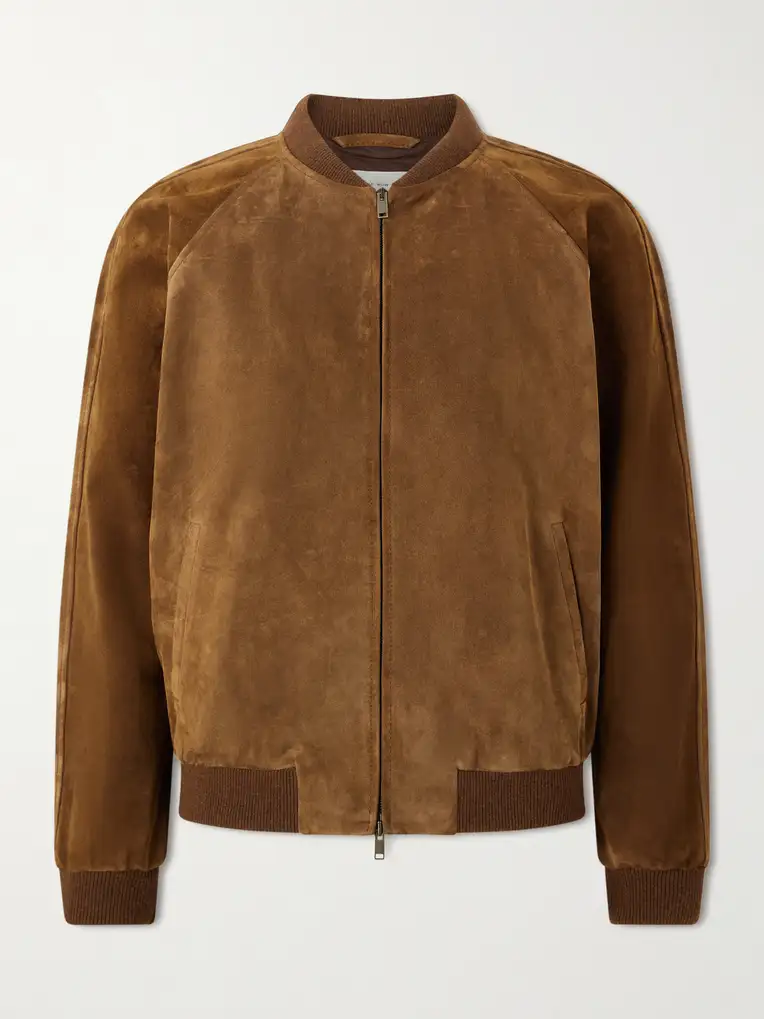THE ROW Ramiro Suede Jacket