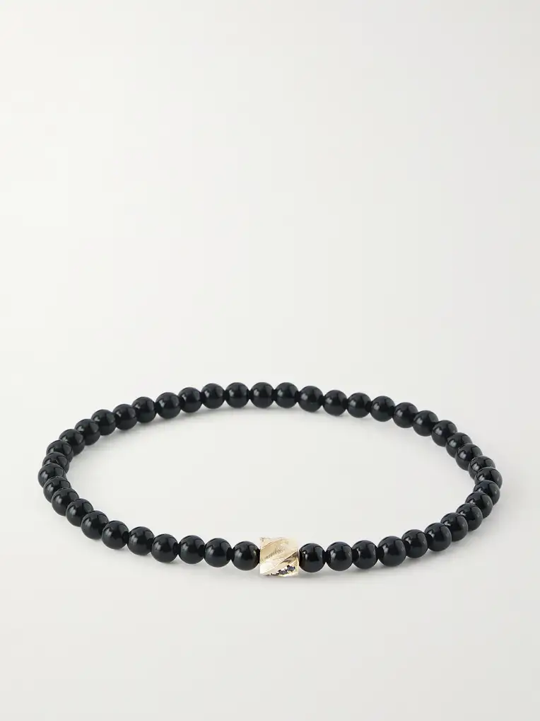 LUIS MORAIS 14-Karat Gold Ruby and Sapphire Bracelet