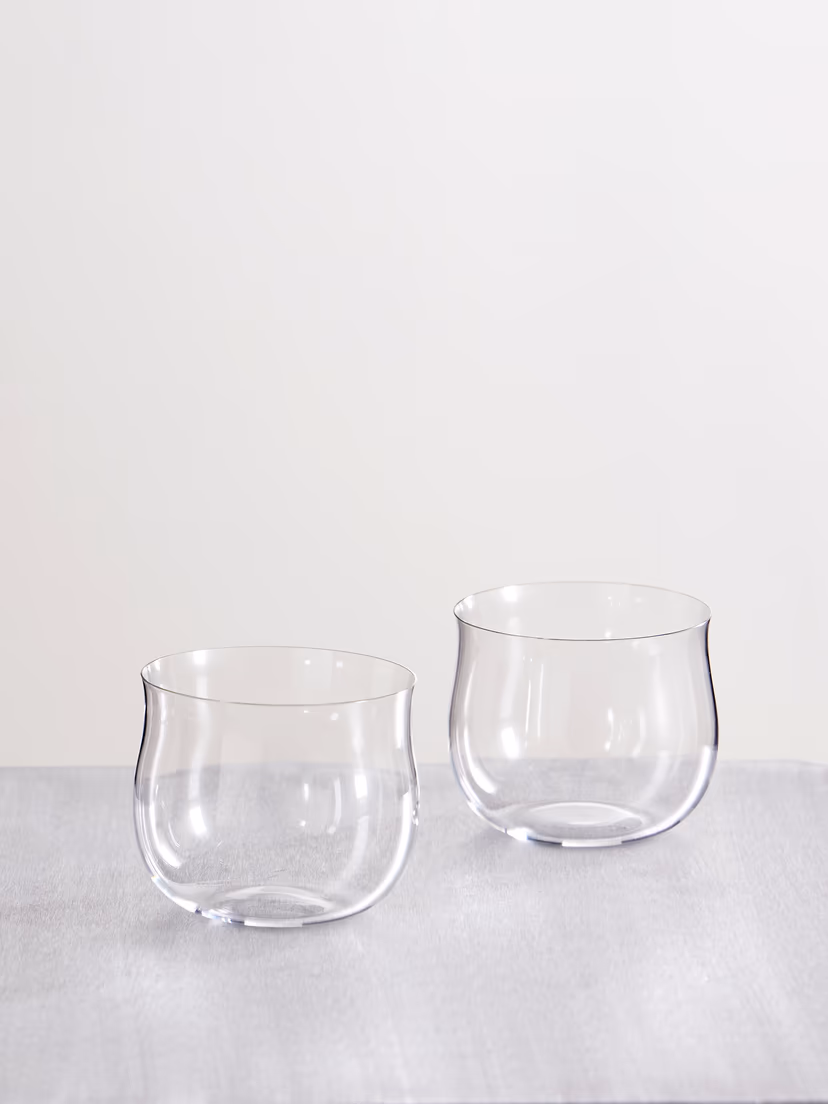 LOBMEYR Set of two crystal glass tumblers