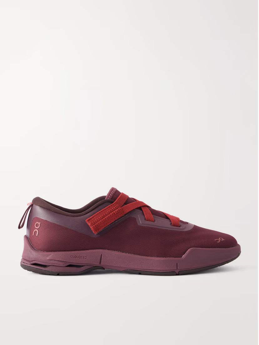 ON + Zendaya Cloudzone Moon rubber-trimmed mesh sneakers