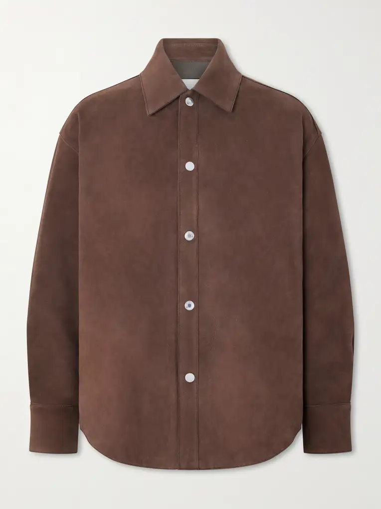 AMI PARIS Suede Jacket