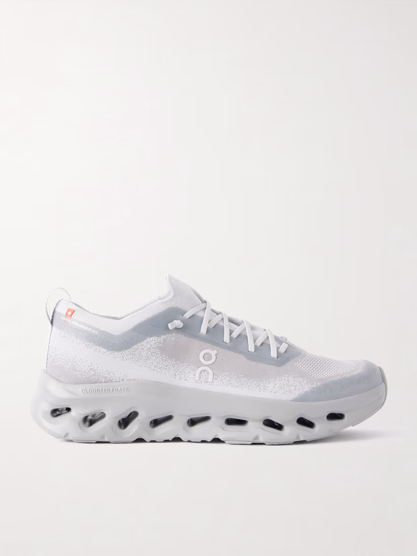 ON + Zendaya Cloudtilt Moon stretch recycled-knit sneakers