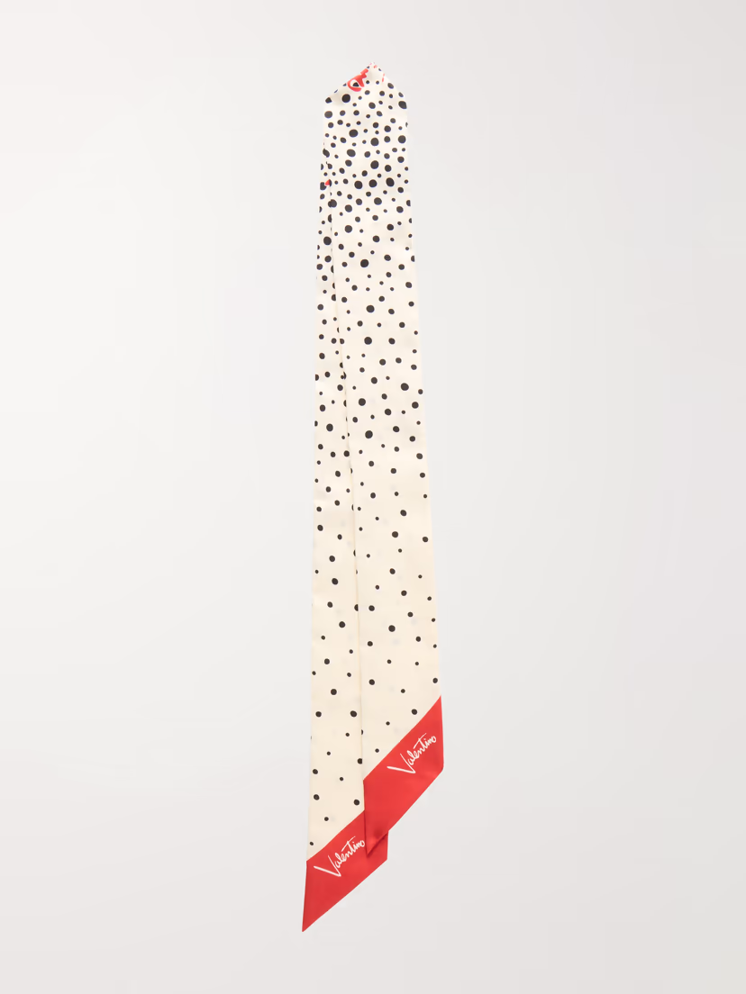 VALENTINO GARAVANI Bandeaux printed silk scarf