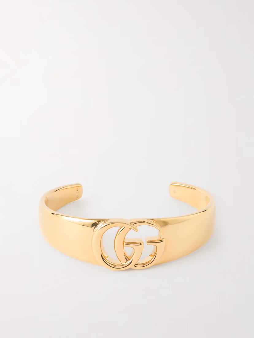 GUCCI GG Marmont gold-plated bangle