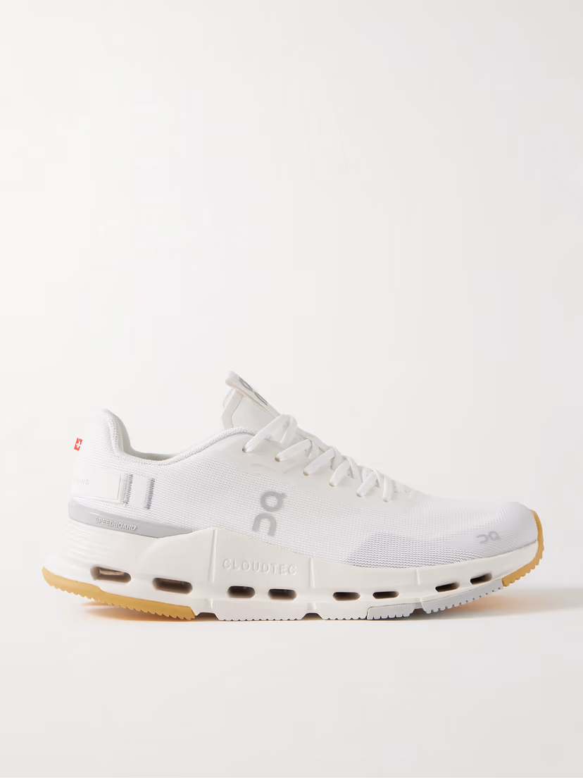 ON Cloudnova Form 2 felt and rubber-trimmed mesh sneakers