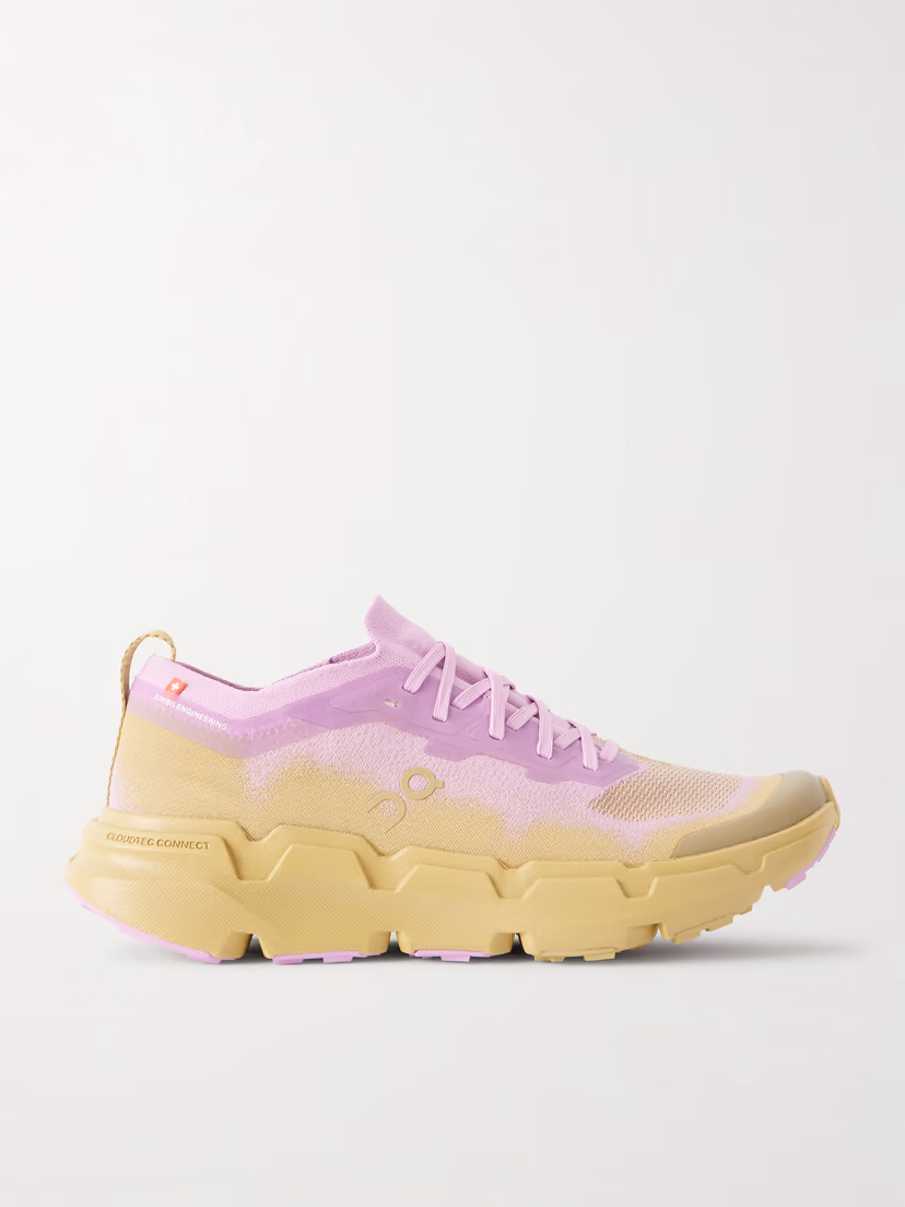 ON Cloudsoma rubber-trimmed stretch recycled-knit sneakers