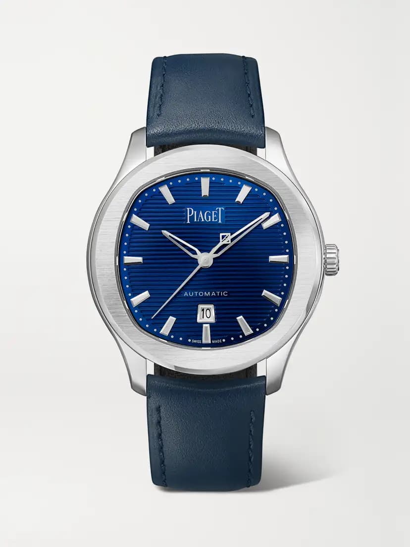 PIAGET Polo Date Automatic 36mm stainless steel and leather watch