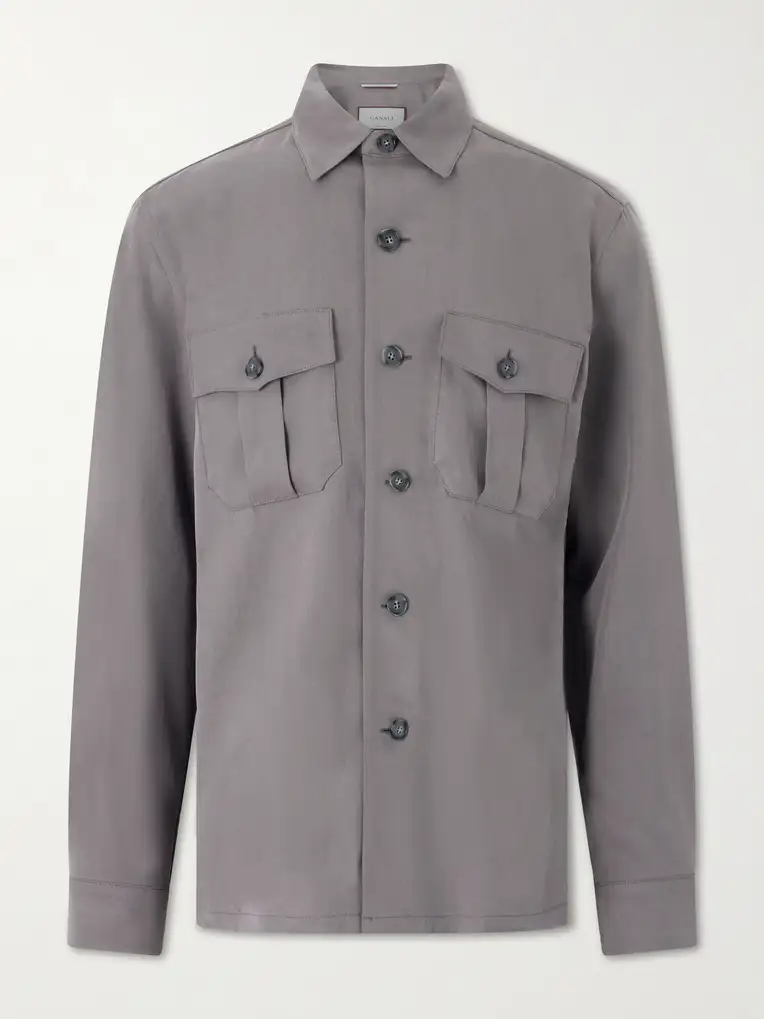 CANALI Lyocell Overshirt
