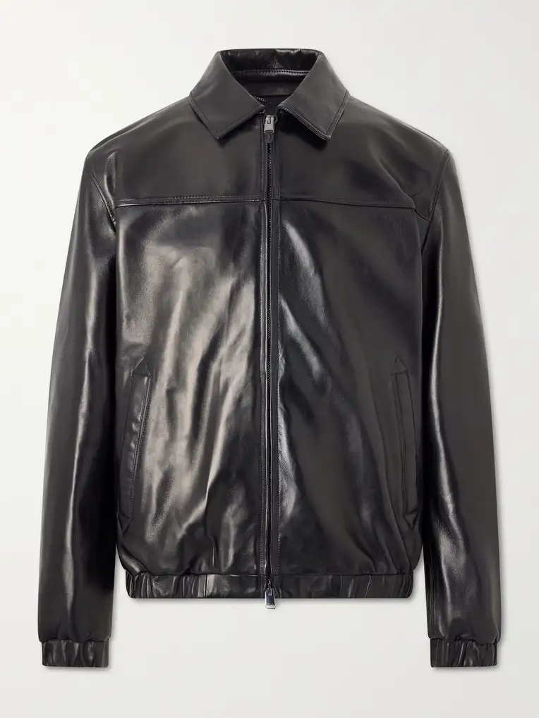 CANALI Leather jacket