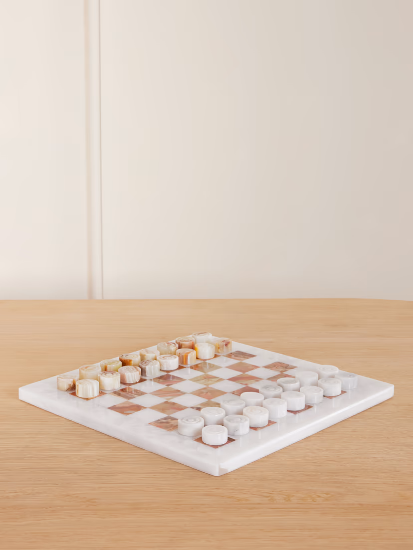 JIA JIA HOME Onyx checkers set