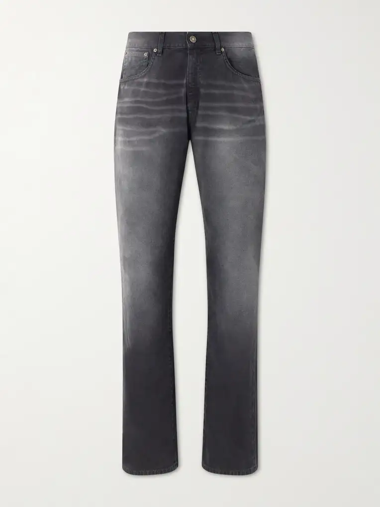 424 Straight-Leg Cotton-Canvas Trousers