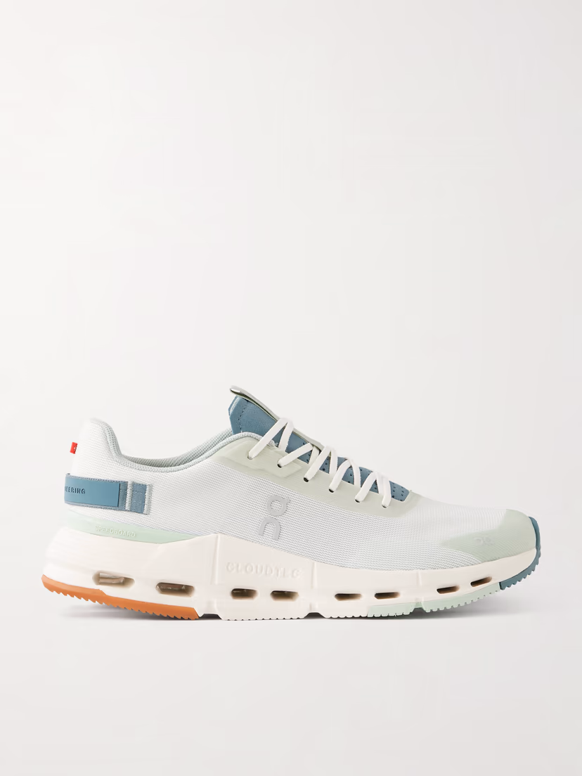 ON Cloudnova Form 2 felt and rubber-trimmed mesh sneakers