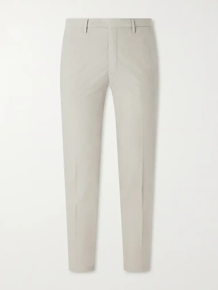 BOGLIOLI Straight-Leg Cotton-Blend Suit Trousers