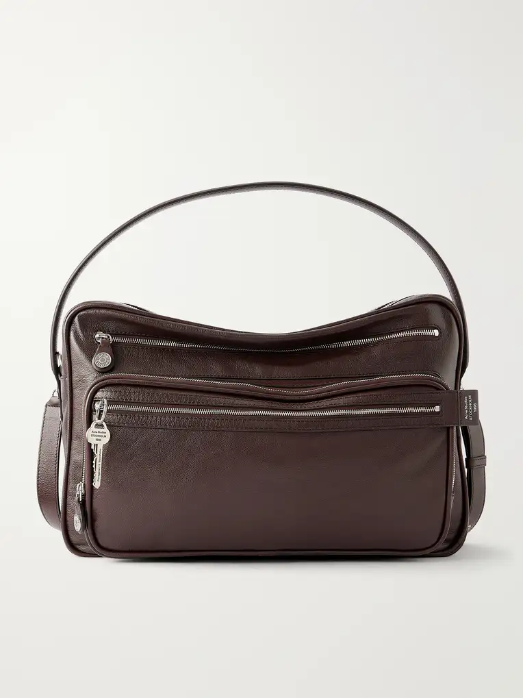 ACNE STUDIOS Camero Camera Leather Messenger Bag