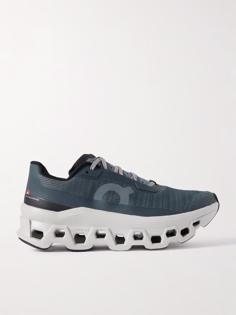 ON Cloudmonster Void rubber-trimmed mesh sneakers