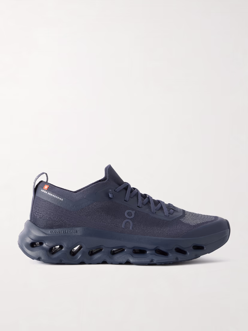 ON + Zendaya Cloudtilt Moon stretch recycled-knit sneakers
