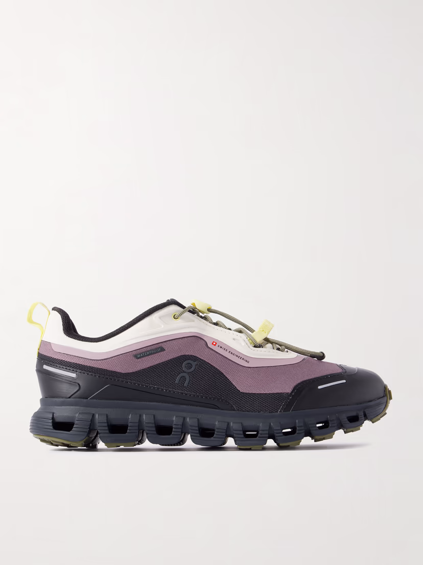 ON Cloud 6 Geo Waterproof rubber-trimmed mesh sneakers